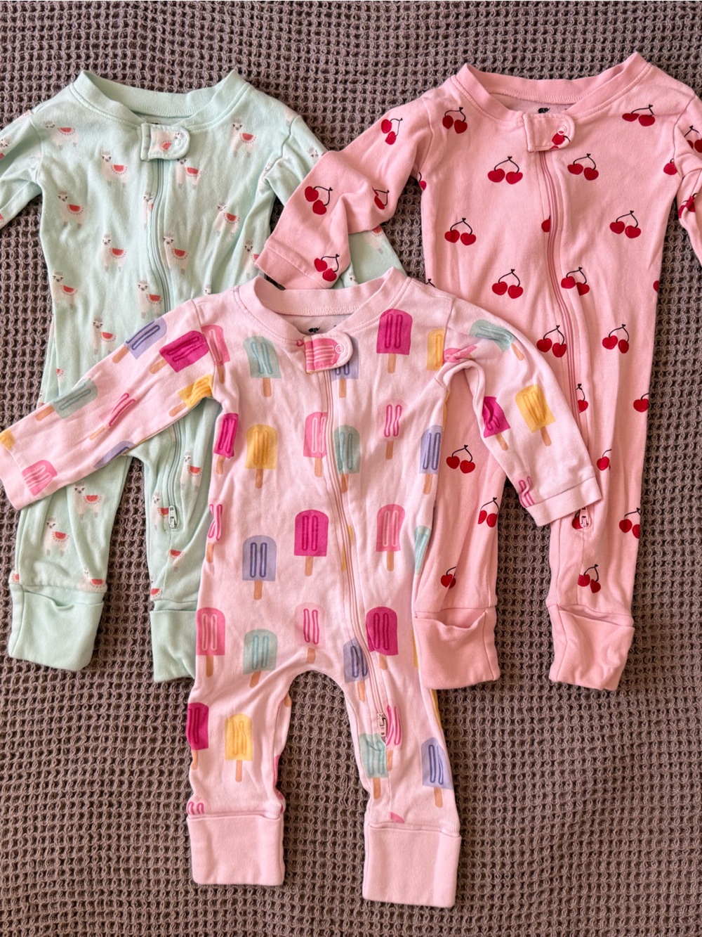 100% Organic Cotton Baby Pajamas 3-6mo